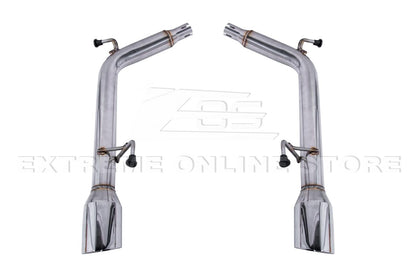2007-2014 Infiniti G35 G37 Sedan Muffler Delete Axle Back Dual Burnt Tips Exhaust