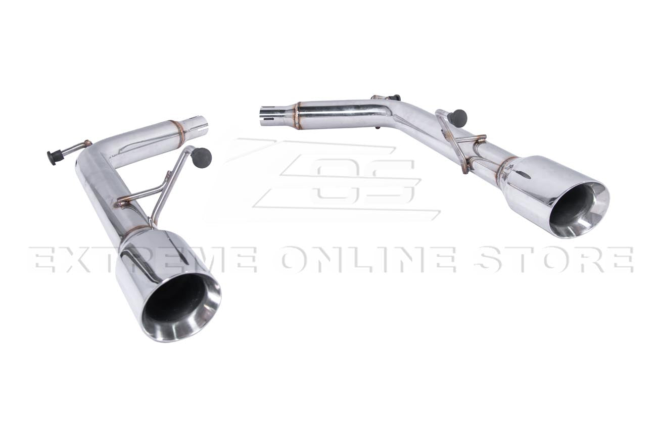 2007-2014 Infiniti G35 G37 Sedan Muffler Delete Axle Back Dual Burnt Tips Exhaust