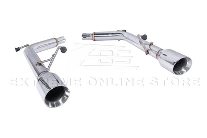 2007-2014 Infiniti G35 G37 Sedan Muffler Delete Axle Back Dual Burnt Tips Exhaust