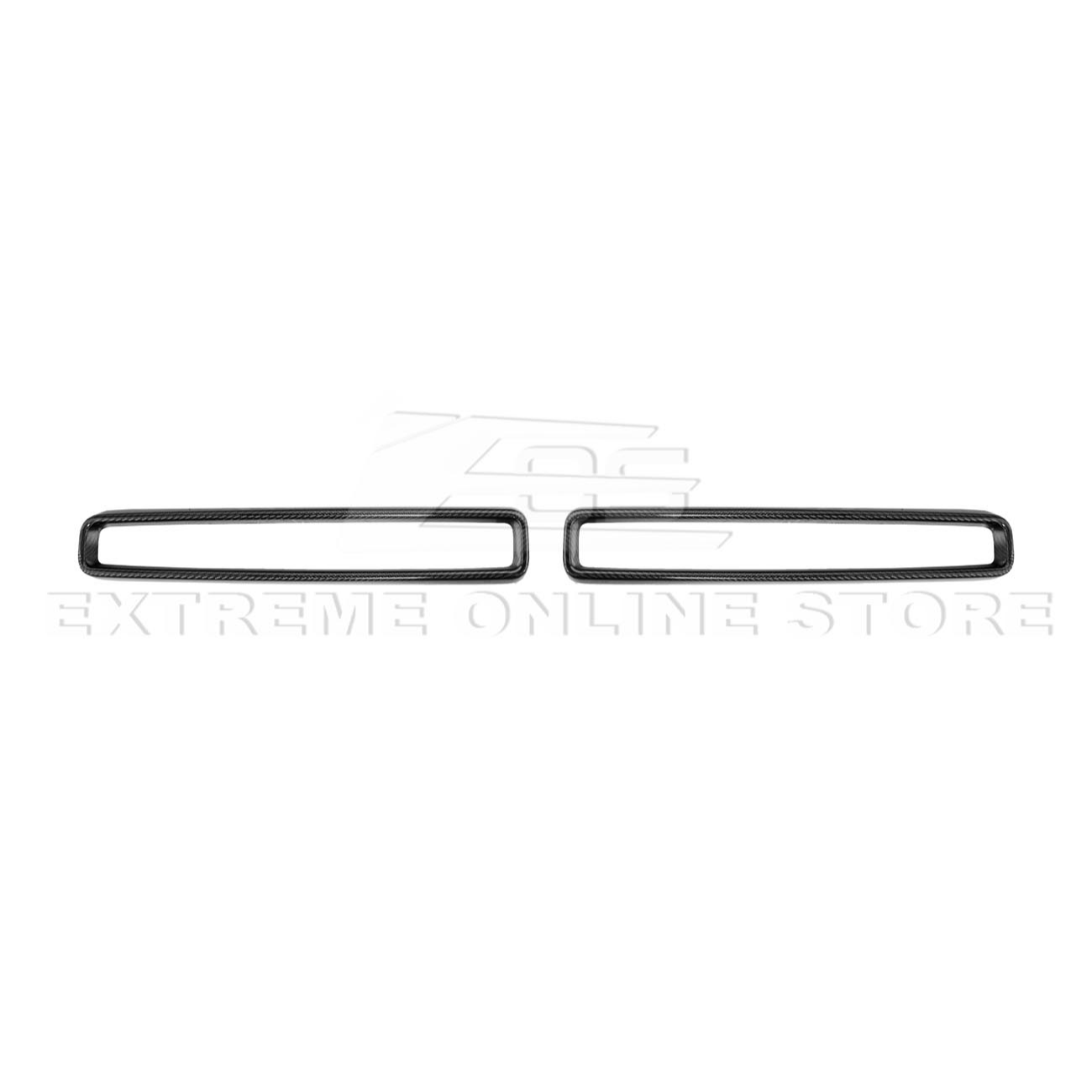 2015-23 Dodge Challenger Front Bumper Grille Trim Insert Overlay
