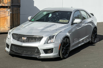2016-19 Cadillac ATS-V Track Package Dry carbon Fiber Front Lip & Side Wheel Arch