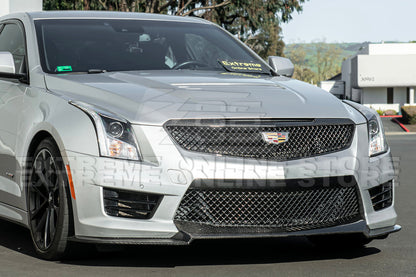 2016-19 Cadillac ATS-V Track Package Dry carbon Fiber Front Lip & Side Wheel Arch