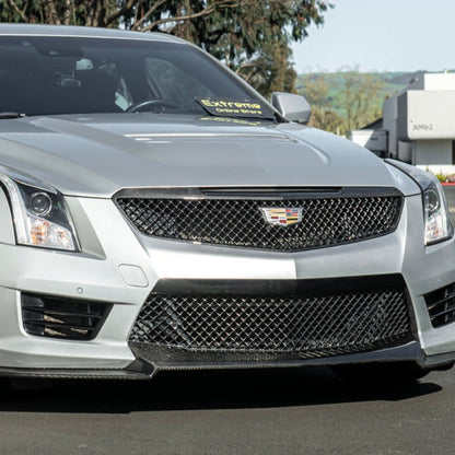 2016-19 Cadillac ATS-V DRY Carbon Fiber Front Grille Trim Insert
