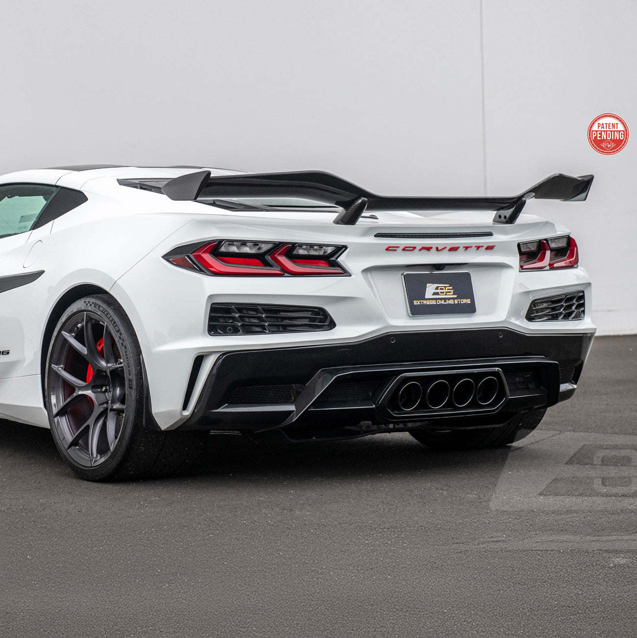 Chevrolet Corvette C8 Z06 DRY CARBON FIBER Rear High Wing
