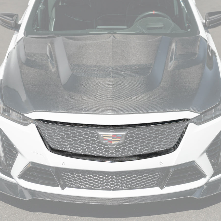 2022-24 Cadillac CT5-V Blackwing Dry Carbon Fiber Front Upper & Lower Grille Trim