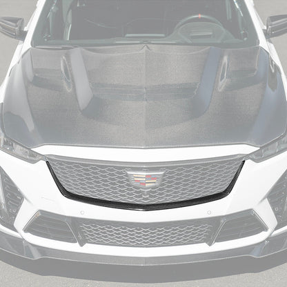 2022-24 Cadillac CT5-V Blackwing Dry Carbon Fiber Front Upper & Lower Grille Trim