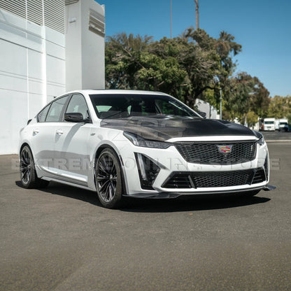 2022-24 Cadillac CT5-V Blackwing Dry Carbon Fiber Front Upper & Lower Grille Trim