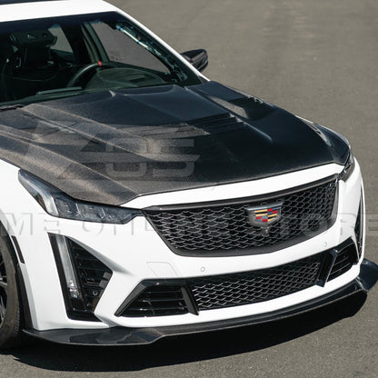 2022-24 Cadillac CT5-V Blackwing Dry Carbon Fiber Front Upper & Lower Grille Trim