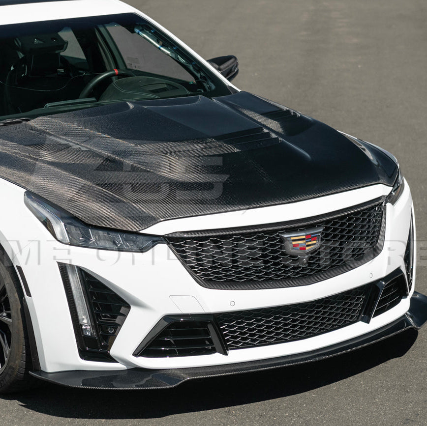 2022-24 Cadillac CT5-V Blackwing Dry Carbon Fiber Front Upper & Lower Grille Trim