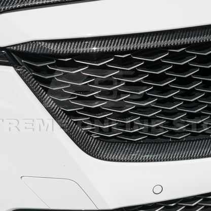 2022-24 Cadillac CT5-V Blackwing Dry Carbon Fiber Front Upper & Lower Grille Trim