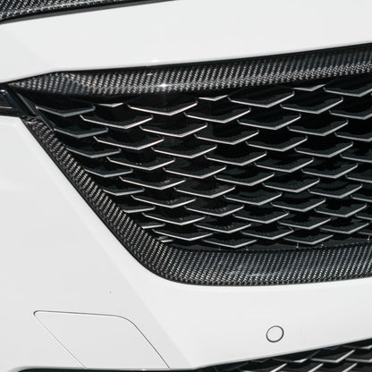 2022-24 Cadillac CT5-V Blackwing Dry Carbon Fiber Front Upper & Lower Grille Trim