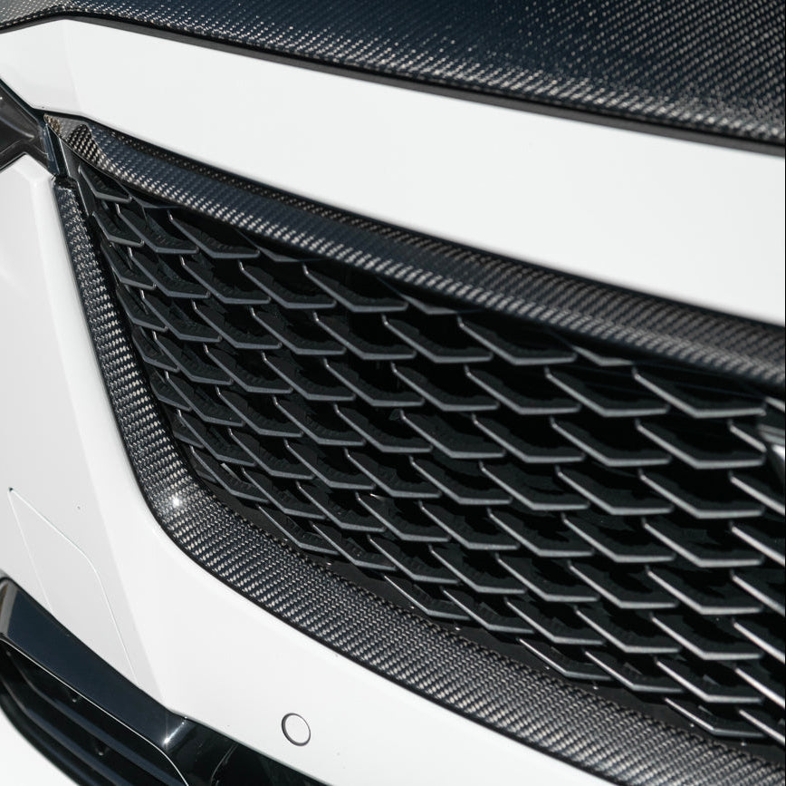 2022-24 Cadillac CT5-V Blackwing Dry Carbon Fiber Front Upper & Lower Grille Trim