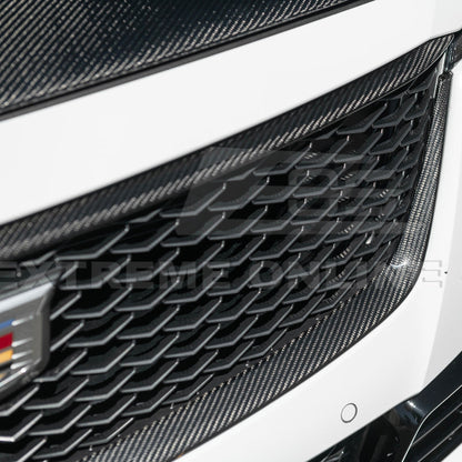 2022-24 Cadillac CT5-V Blackwing Dry Carbon Fiber Front Upper & Lower Grille Trim