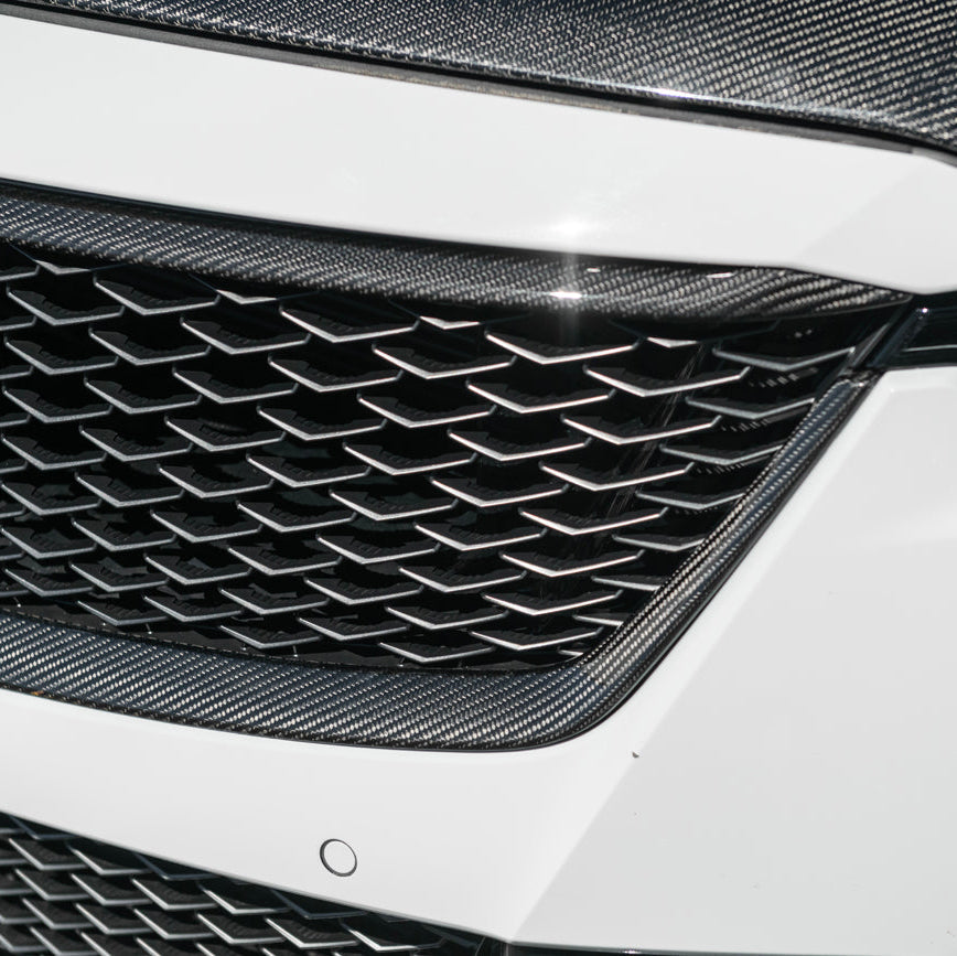 2022-24 Cadillac CT5-V Blackwing Dry Carbon Fiber Front Upper & Lower Grille Trim