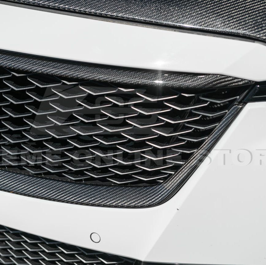 2022-24 Cadillac CT5-V Blackwing Dry Carbon Fiber Front Upper & Lower Grille Trim