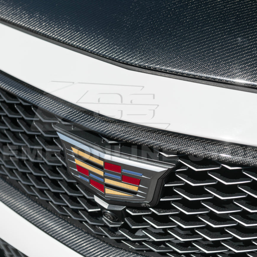 2022-24 Cadillac CT5-V Blackwing Dry Carbon Fiber Front Upper & Lower Grille Trim