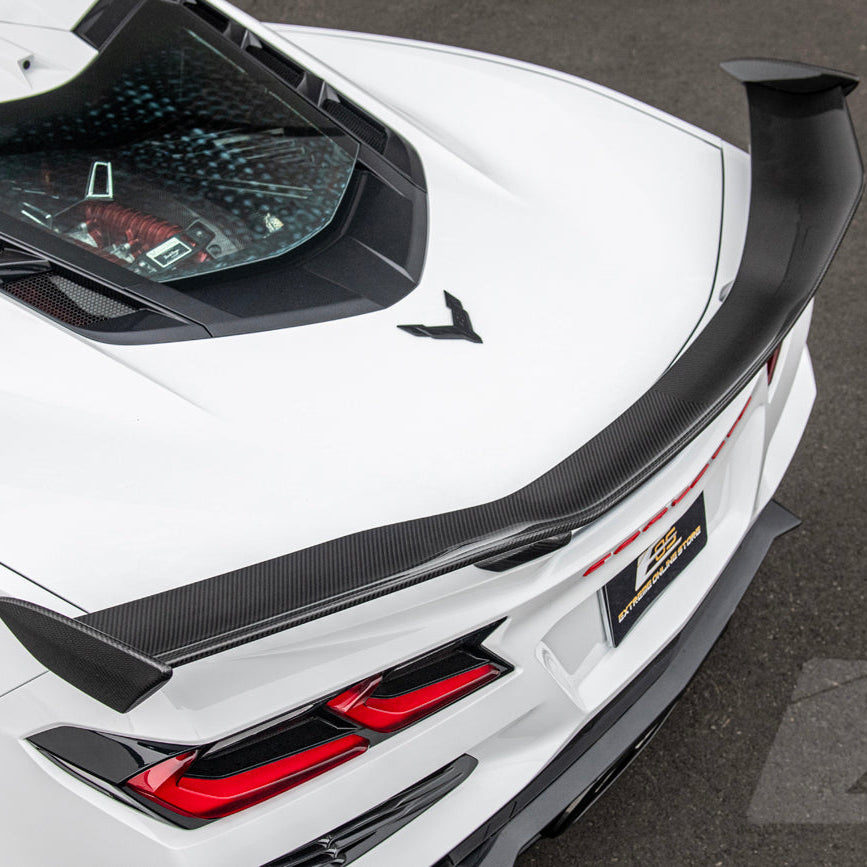 Chevrolet Corvette C8 Z06 DRY CARBON FIBER Rear High Wing