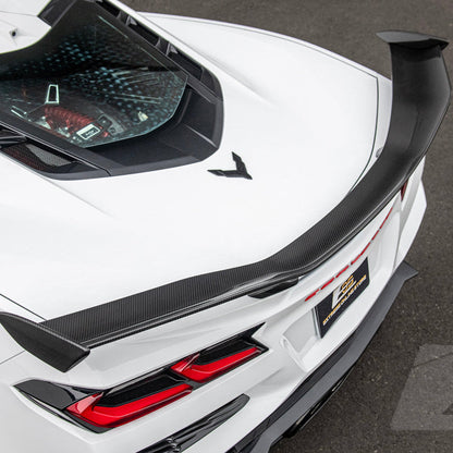 Chevrolet Corvette C8 Z06 DRY CARBON FIBER Rear High Wing