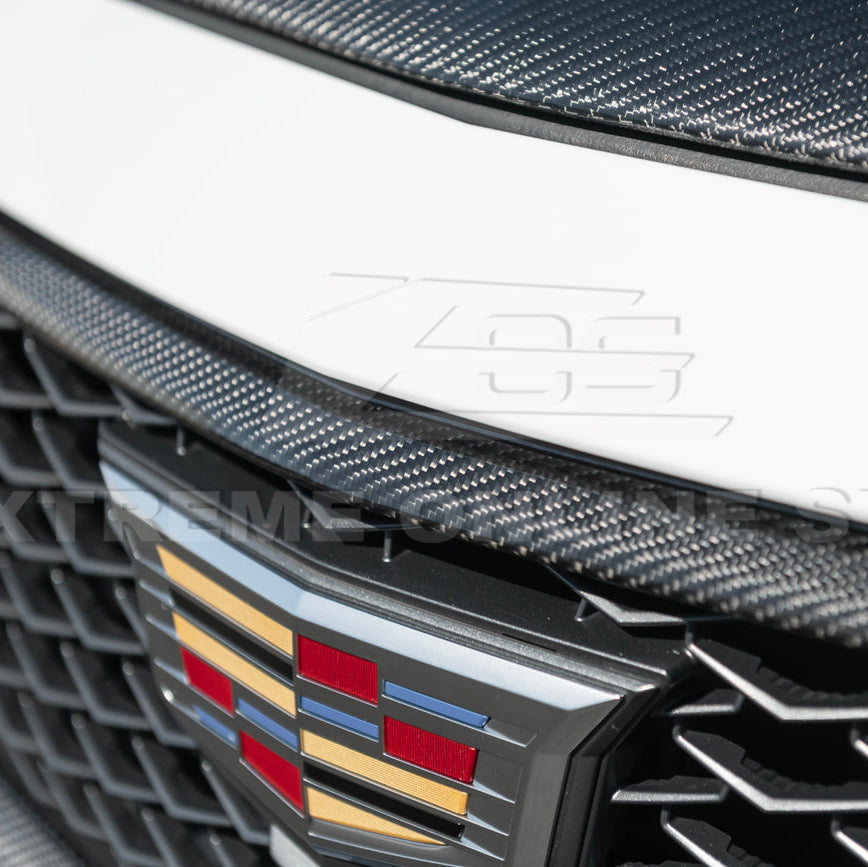 2022-24 Cadillac CT5-V Blackwing Dry Carbon Fiber Front Upper & Lower Grille Trim