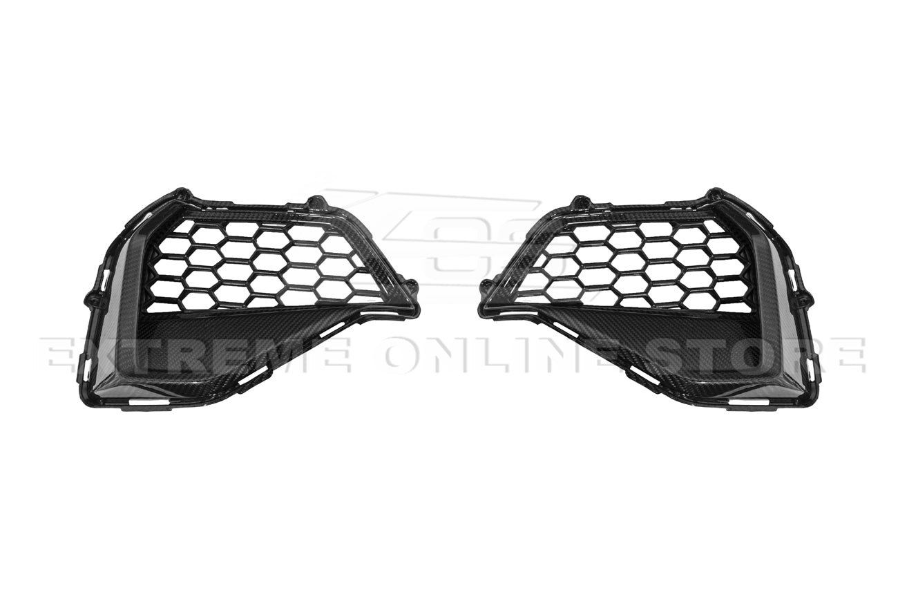 2024+ Ford Mustang GT DRY CARBON FIBER Front Side Grille