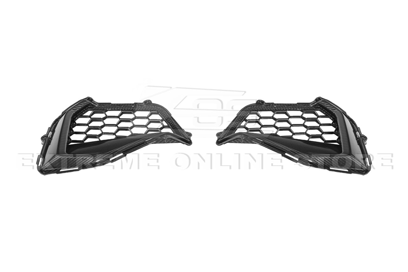 2024+ Ford Mustang GT DRY CARBON FIBER Front Side Grille