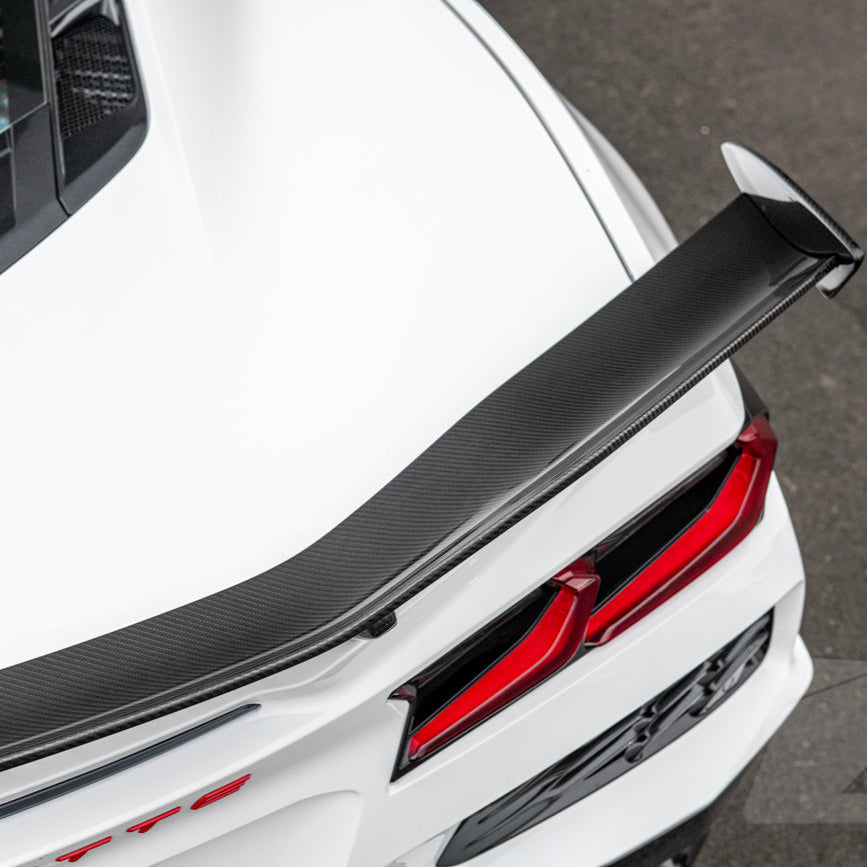 Chevrolet Corvette C8 Z06 DRY CARBON FIBER Rear High Wing