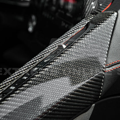Corvette C8 DRY CARBON FIBER Center Console Armrest Right Trim Panel