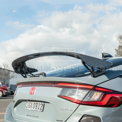 2023-Up Honda Civic Type-R Carbon Fiber Rear High Wing Spoiler