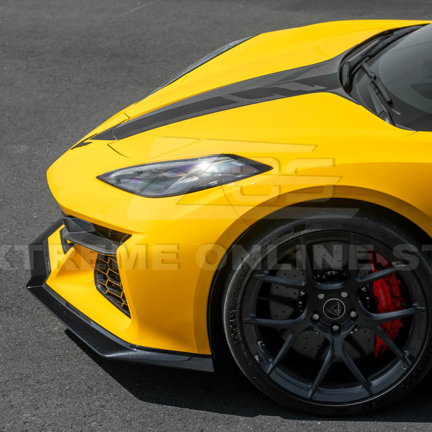 Corvette C8 Z06 / E-Ray DRY CARBON FIBER Front Splitter [Z07 Package]