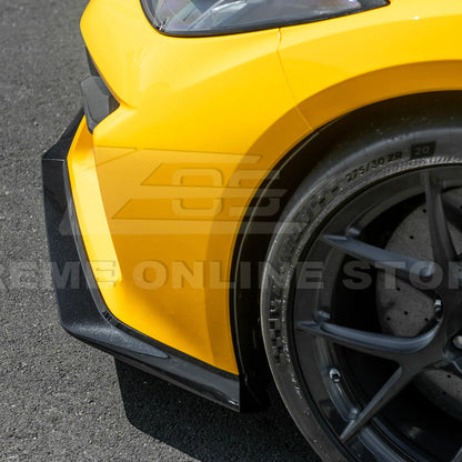 Corvette C8 Z06 / E-Ray DRY CARBON FIBER Front Splitter [Z07 Package]