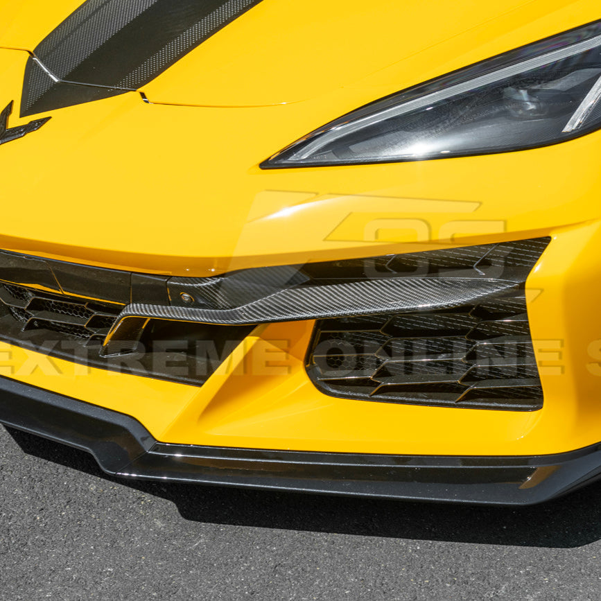 Corvette C8 Z06 / E-Ray DRY CARBON FIBER Front Splitter [Z07 Package]