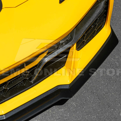 Corvette C8 Z06 / E-Ray DRY CARBON FIBER Front Splitter [Z07 Package]