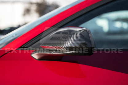 2024-Up Ford Mustang DRY CARBON FIBER Mirror Cap Cover Pair