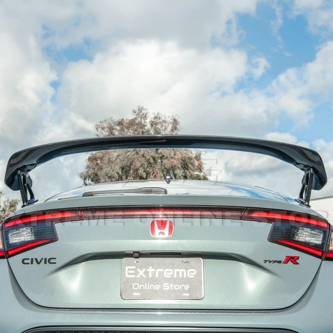 2023-Up Honda Civic Type-R Carbon Fiber Rear High Wing Spoiler