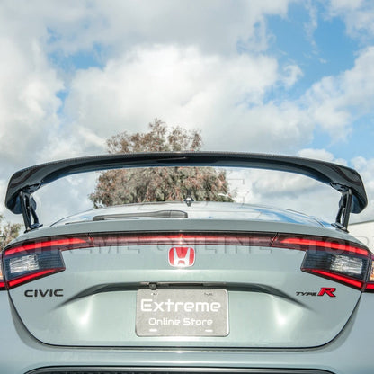 2023-Up Honda Civic Type-R Carbon Fiber Rear High Wing Spoiler
