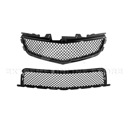 2009-15 Cadillac CTS-V Front Upper Lower Badgeless Grille