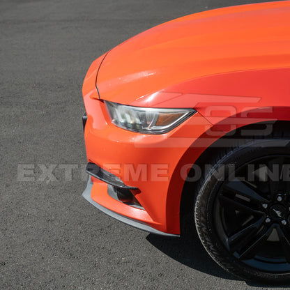 2015-17 Ford Mustang DRY CARBON FIBER Front Bumper Fog Light Eyebrow Trim Pair