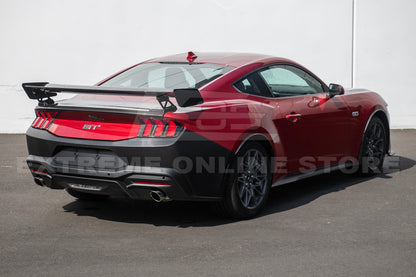 2024+ Ford Mustang Primed Black Rear Bumper Cover