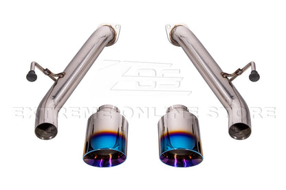 2023-Present Nissan 400Z RZ34 Stainless Steel Muffler Delete Axle Back Dual Tips Exhaust