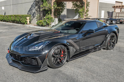 Chevrolet Corvette C7 ZR1 DRY CARBON FIBER Bumper Vent Brows Insert