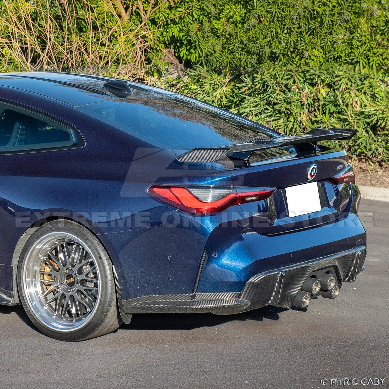 2021-Up BMW G82 M4 Carbon Fiber High Kick Rear Trunk Spoiler