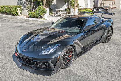 Chevrolet Corvette C7 ZR1 DRY CARBON FIBER Front Splitter & Winglet