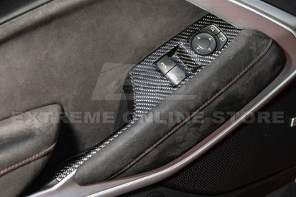 2019-24 Camaro Dry Carbon Fiber Door Glass Lifting Panel Cover