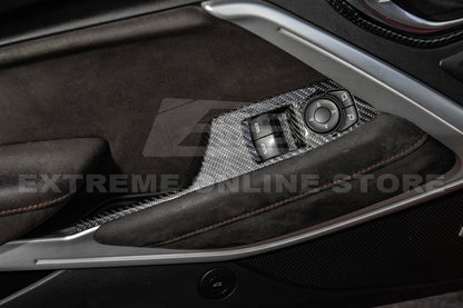 2019-24 Camaro Dry Carbon Fiber Door Glass Lifting Panel Cover