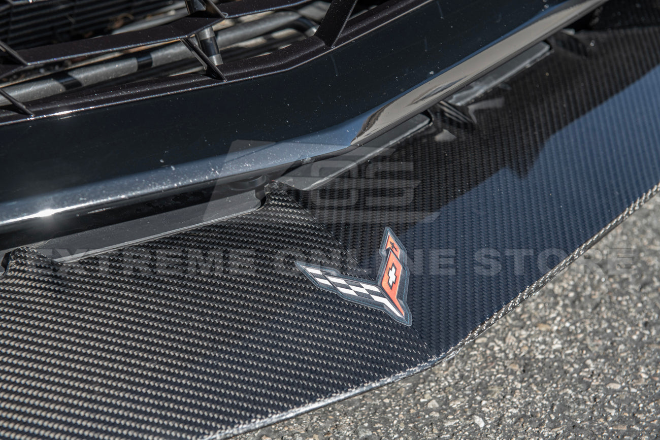 Chevrolet Corvette C7 ZR1 DRY CARBON FIBER Front Splitter & Winglet