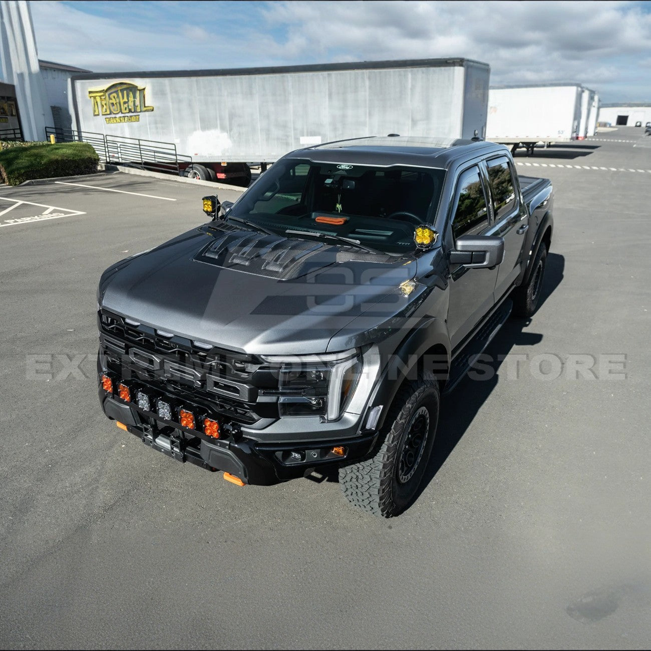 2021-Up F-150 Raptor Carbon Fiber Hood Cover