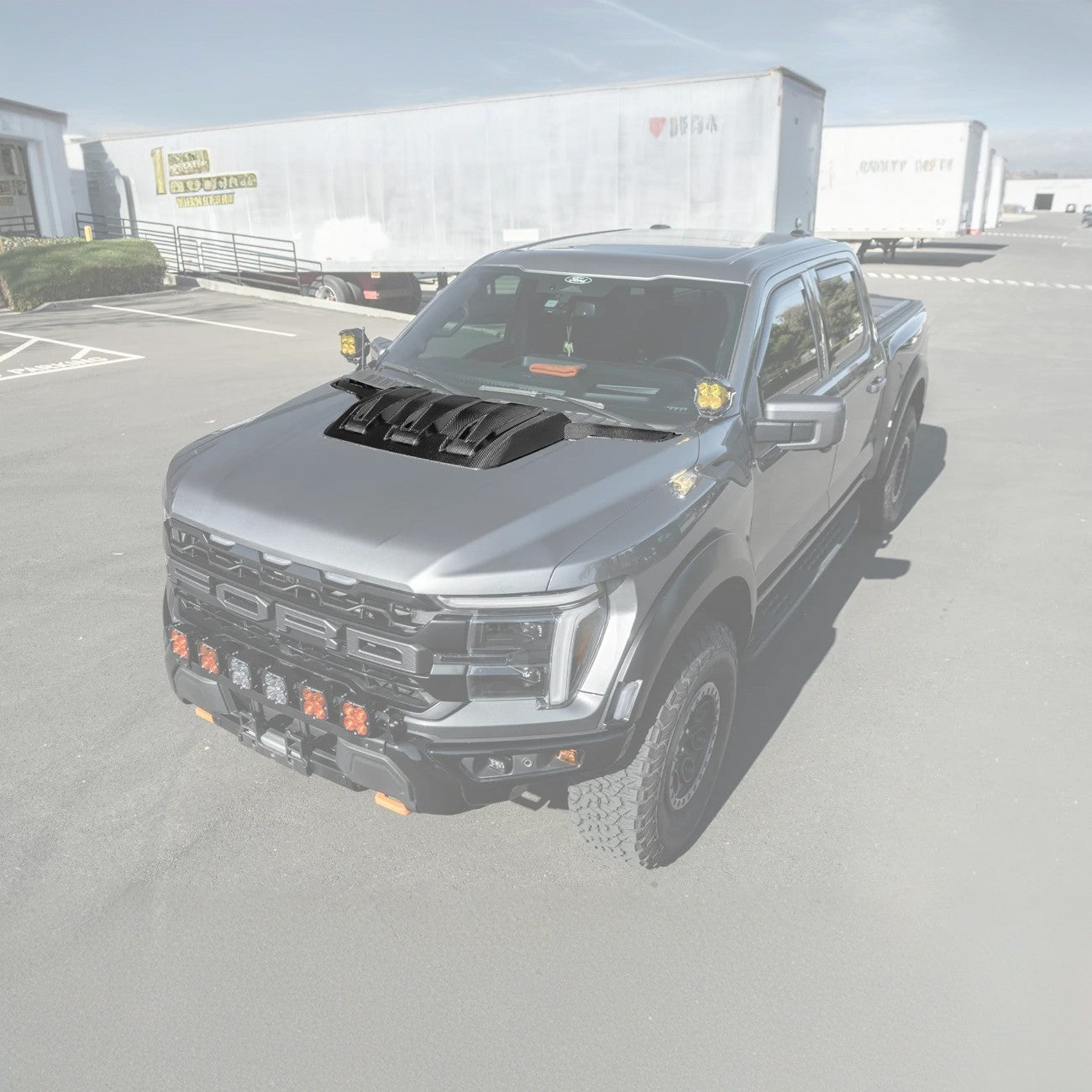 2021-Up F-150 Raptor Carbon Fiber Hood Cover