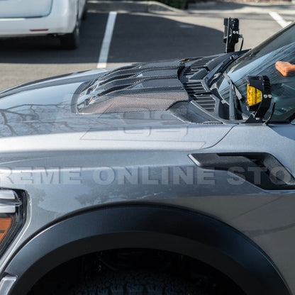 2021-Up F-150 Raptor Carbon Fiber Hood Cover