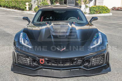 Chevrolet Corvette C7 ZR1 DRY CARBON FIBER Front Splitter & Winglet
