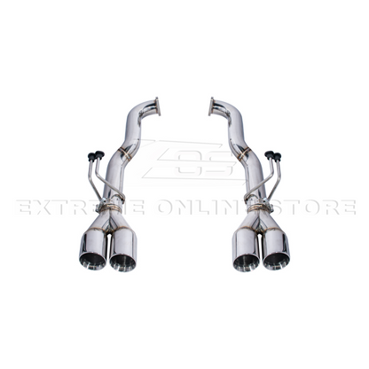 2008-2009 Pontiac G8 T-304 Muffler Delete Quad Tips Axle Back Exhaust
